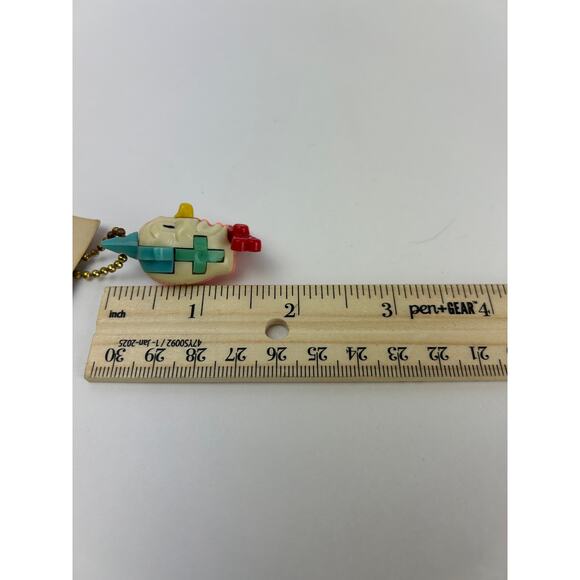 Vintage 1950s Harpo the Jolly Clown Puzzle Key Chain Toy on Original Card - Picture 3 of 3